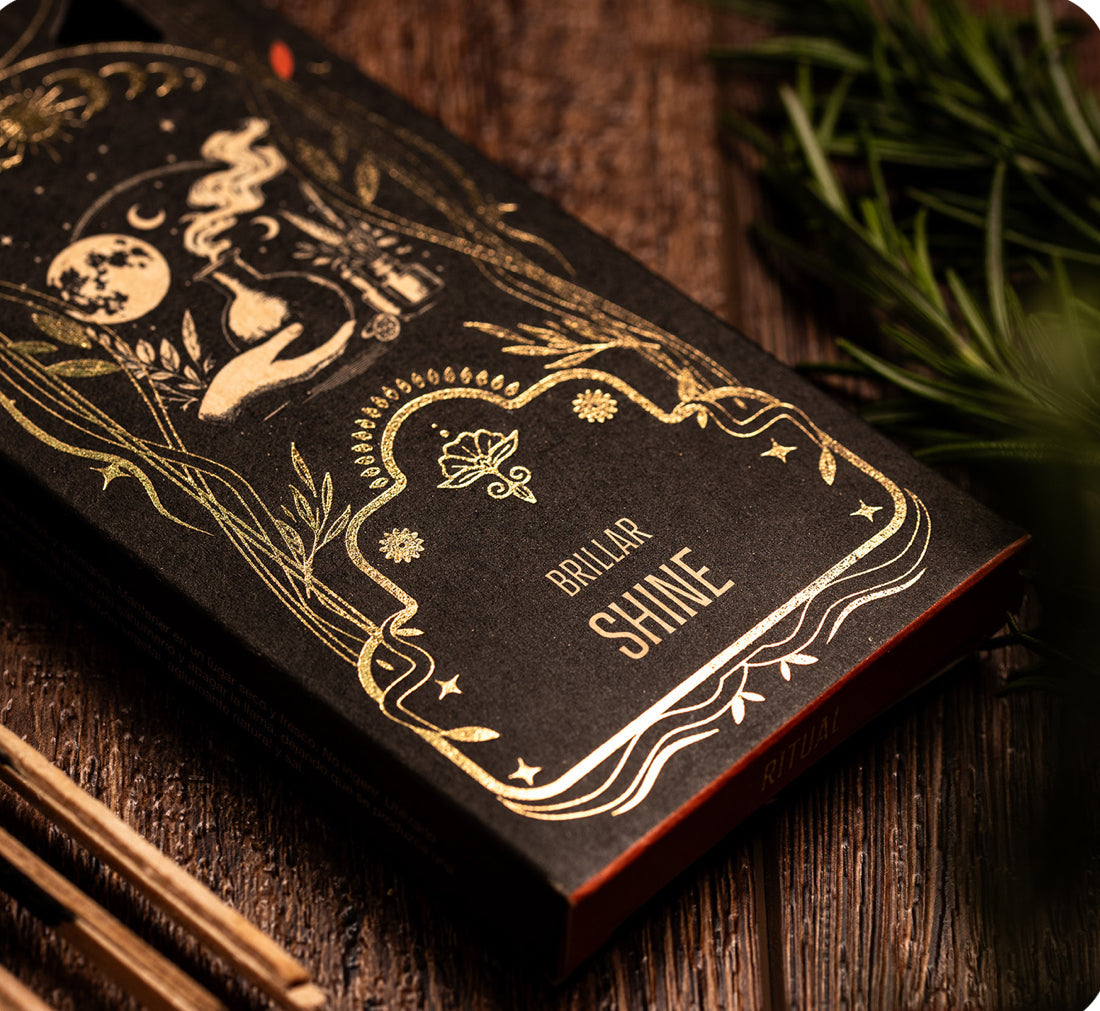 A box of Shine ritual incense sticks scented with white lotus flower — additional product view 7.