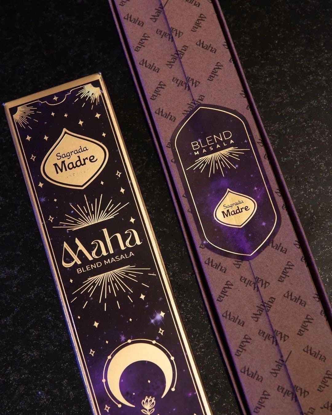 Maha & Gaia Incense Collection — Floral Masala Set for Love & Calm | Incense Sticks