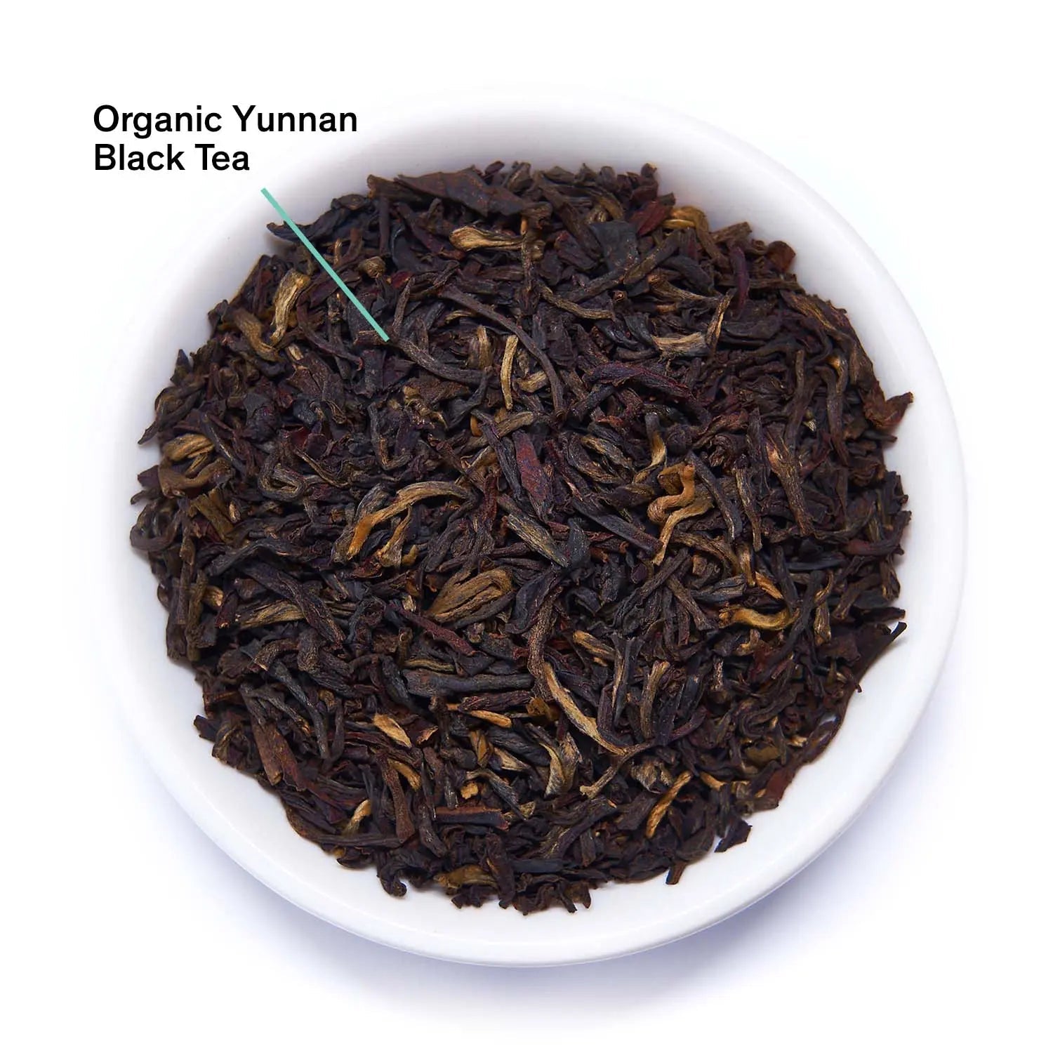 Black Gold organic Yunnan loose leaf tea pouch — additional product view 2.