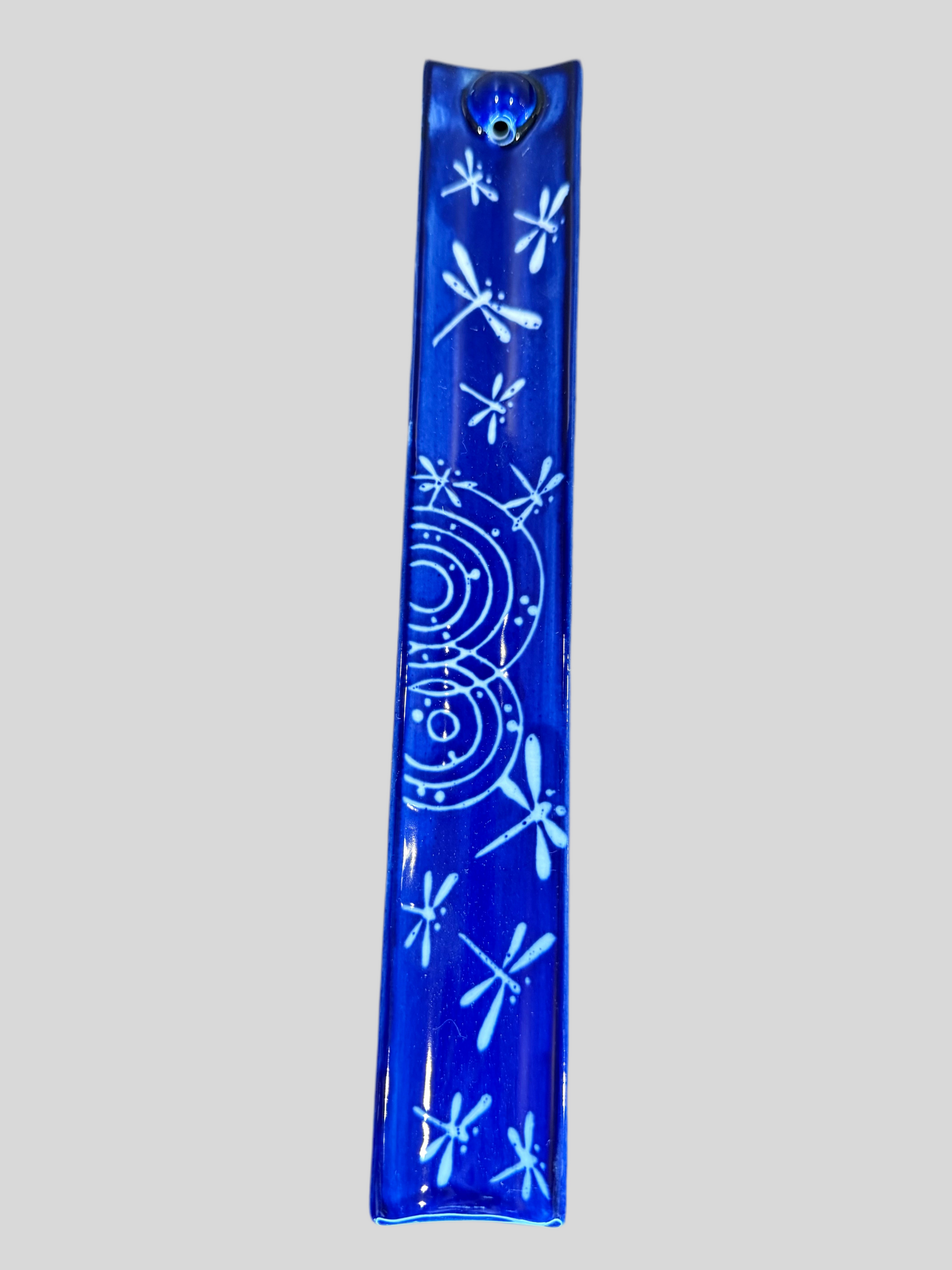 Handpainted ceramic incense holder tray
