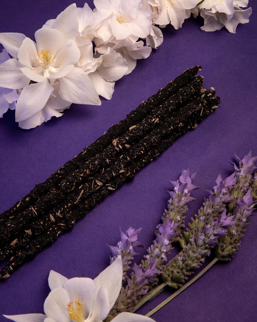 Elements incense packs with illustrated labels