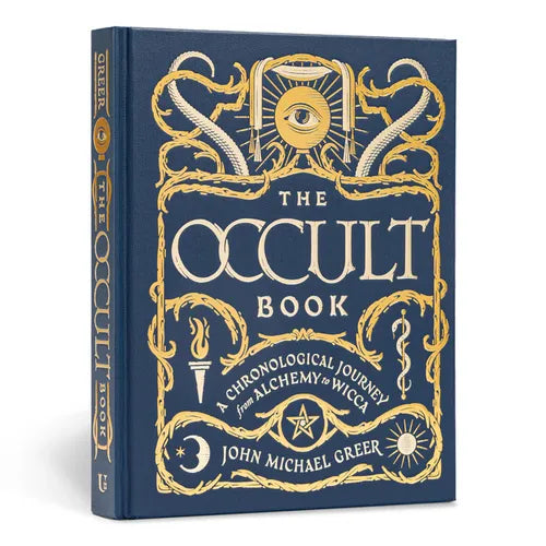 Cover of The Occult Book: A Chronological Journey from Alchemy to Wicca by John Michael Greer, hardcover
