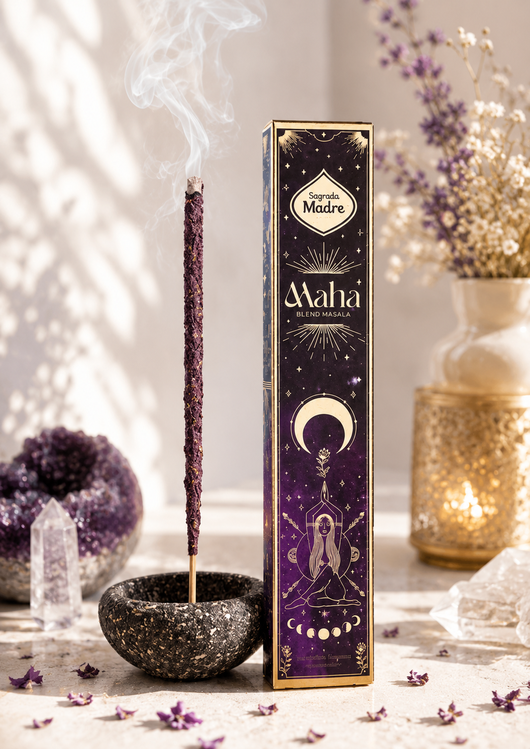 A boxed collection of Maha and Gaia masala incense sticks — additional product view 3.