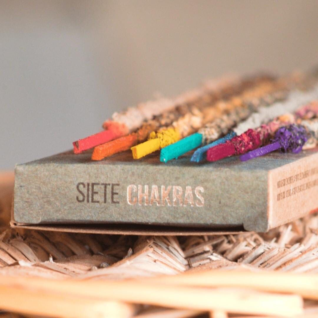 7 Chakra incense box and sticks