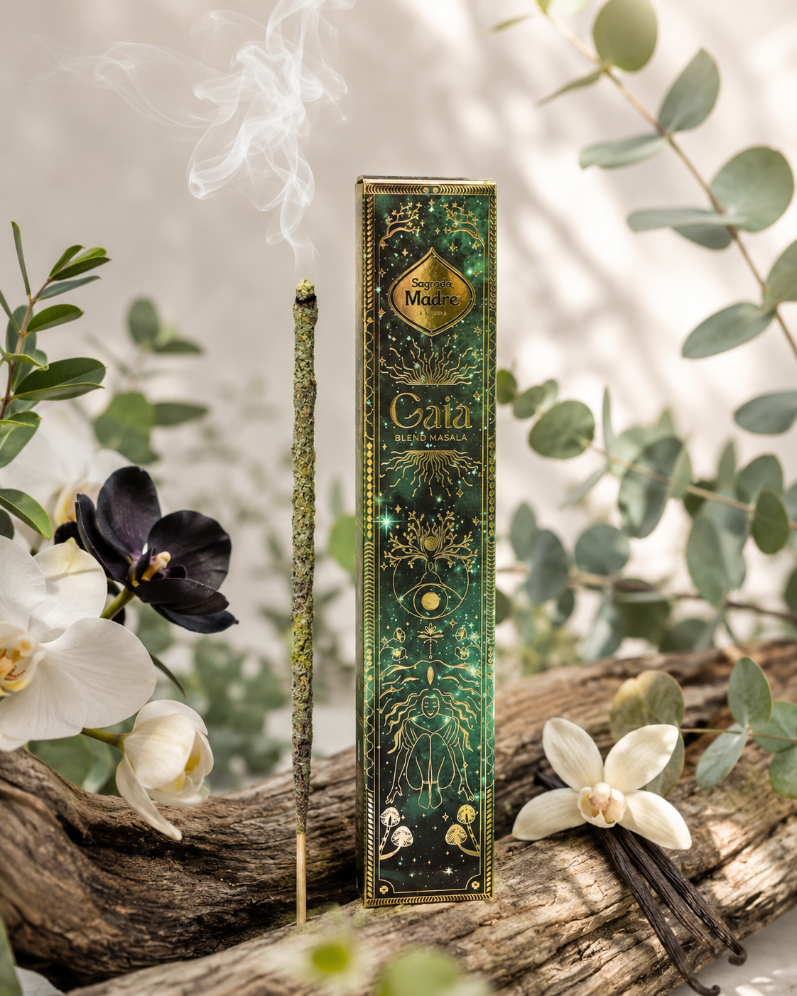 A boxed collection of Maha and Gaia masala incense sticks — additional product view 4.