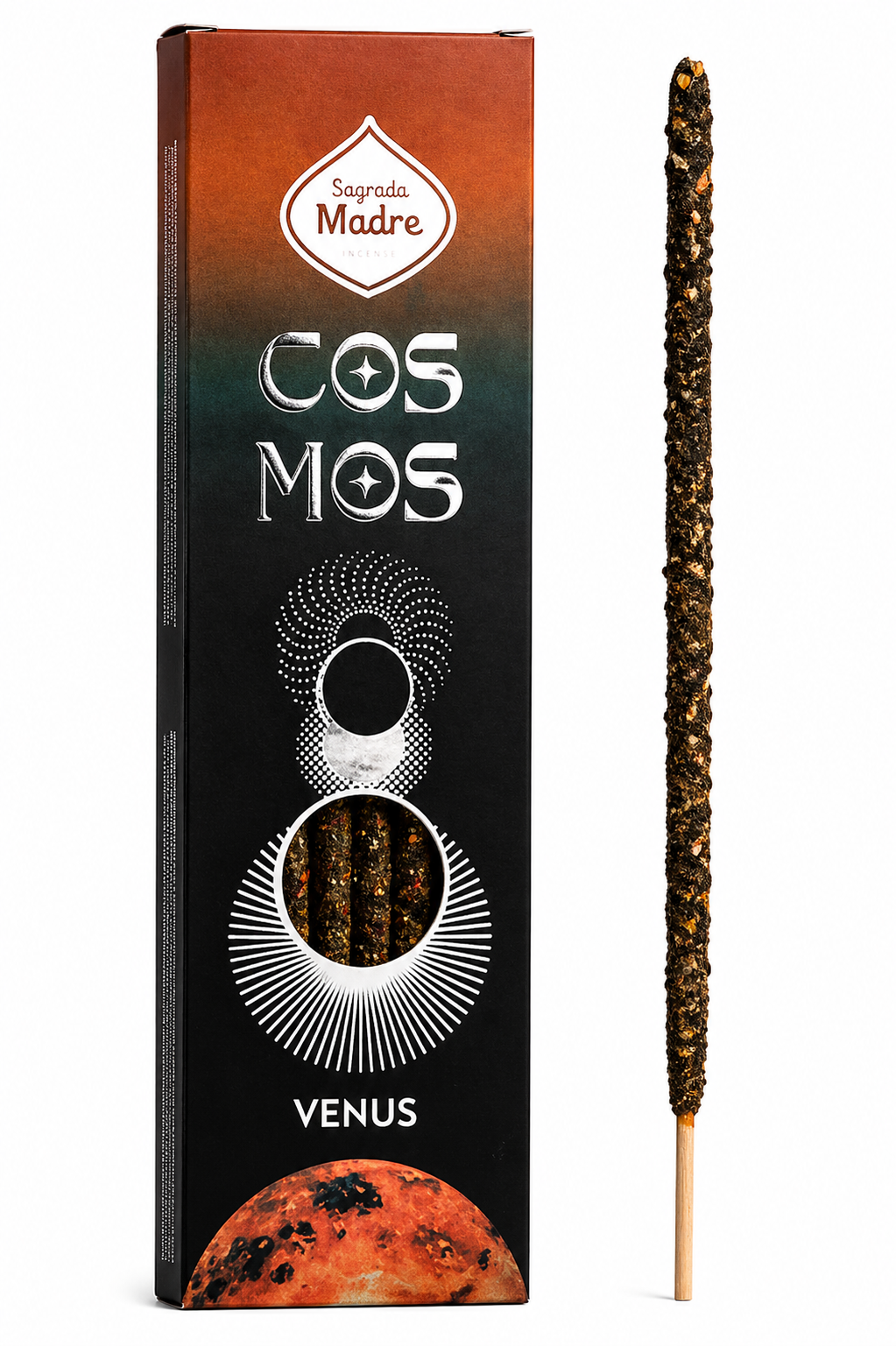 Venus Cosmos incense sticks and packaging