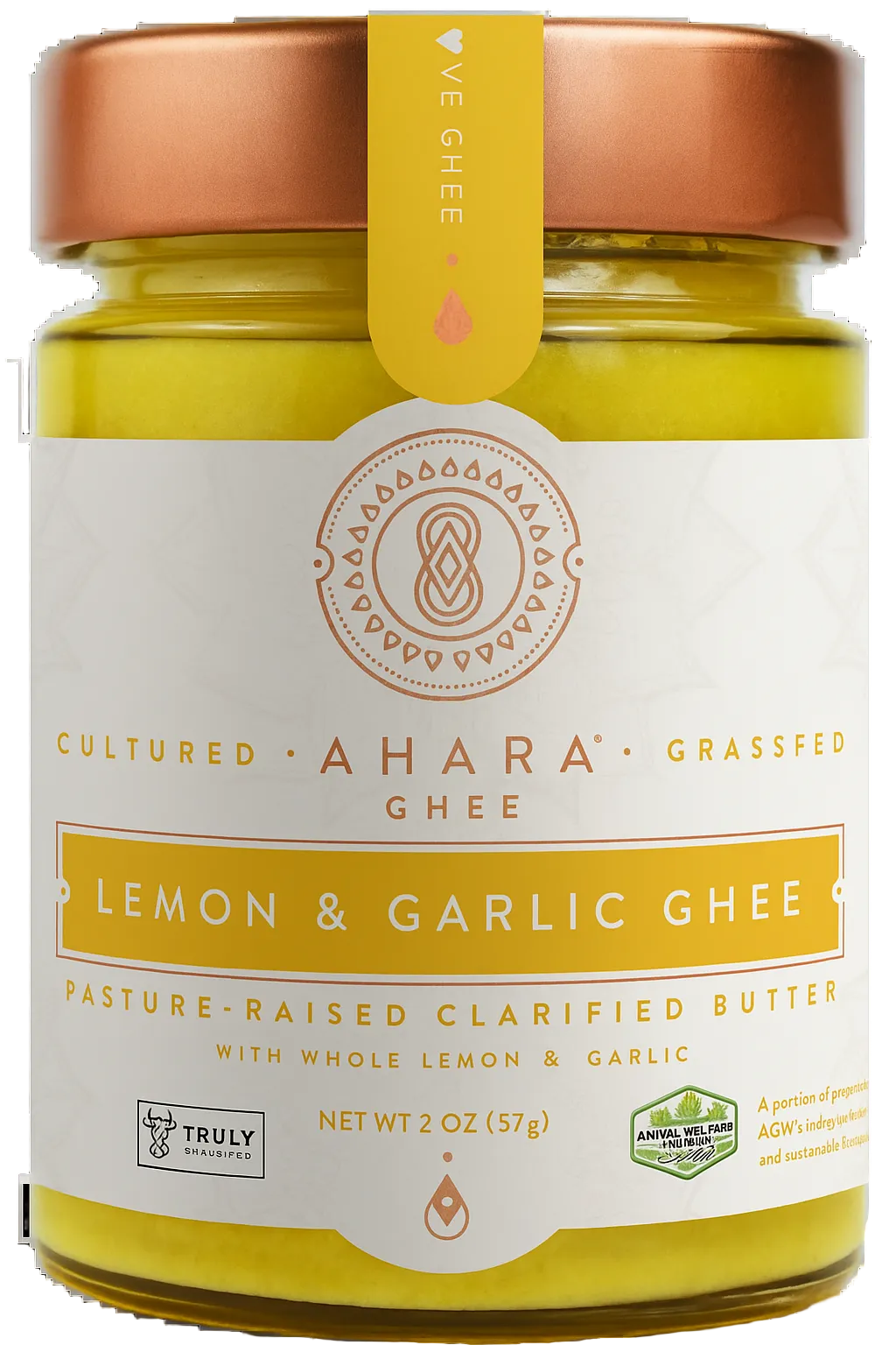 Lemon & Garlic grass-fed ghee jar — additional product view 8.