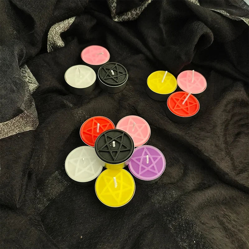 Pentacle Beeswax Tea Light Candles — Fragrance-Free Spell Tealights