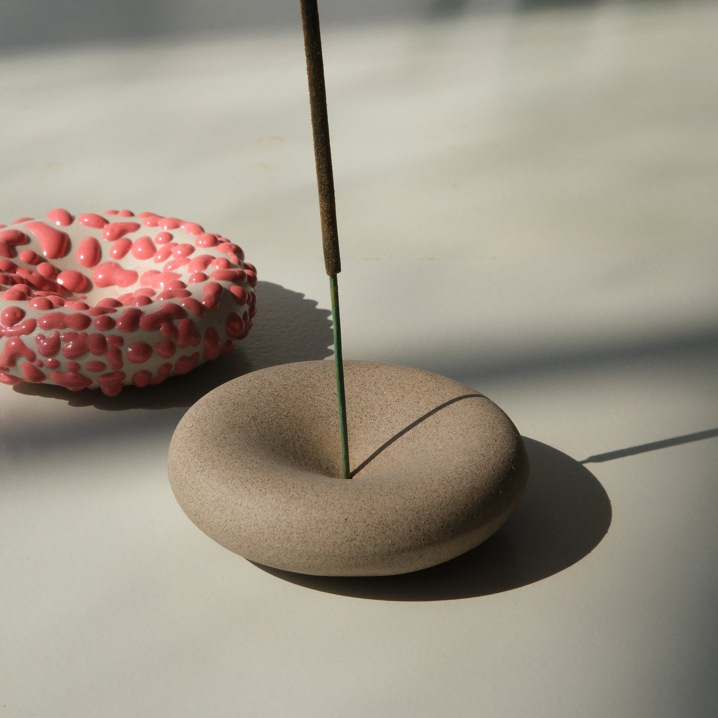 Eve Incense Holder — Handmade Stoneware Dish for Incense