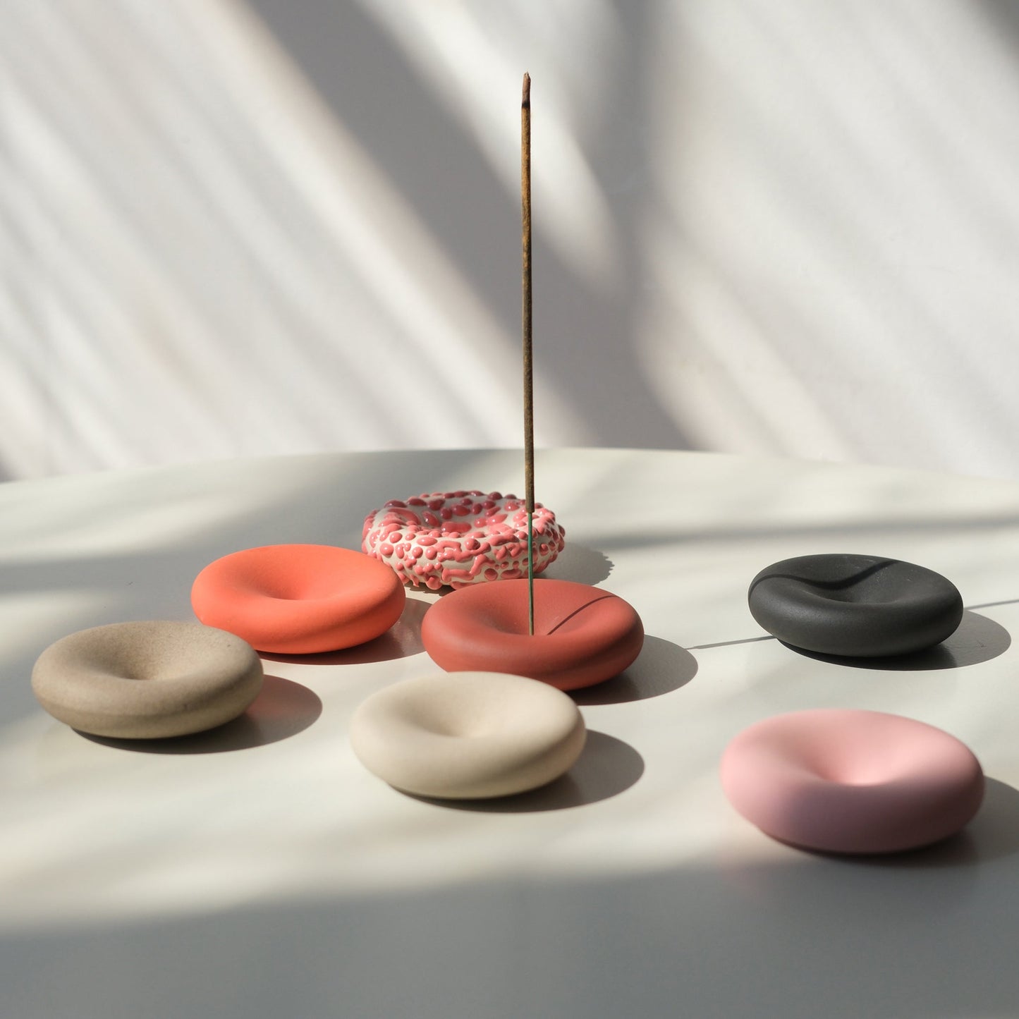 Eve Incense Holder — Handmade Stoneware Dish for Incense