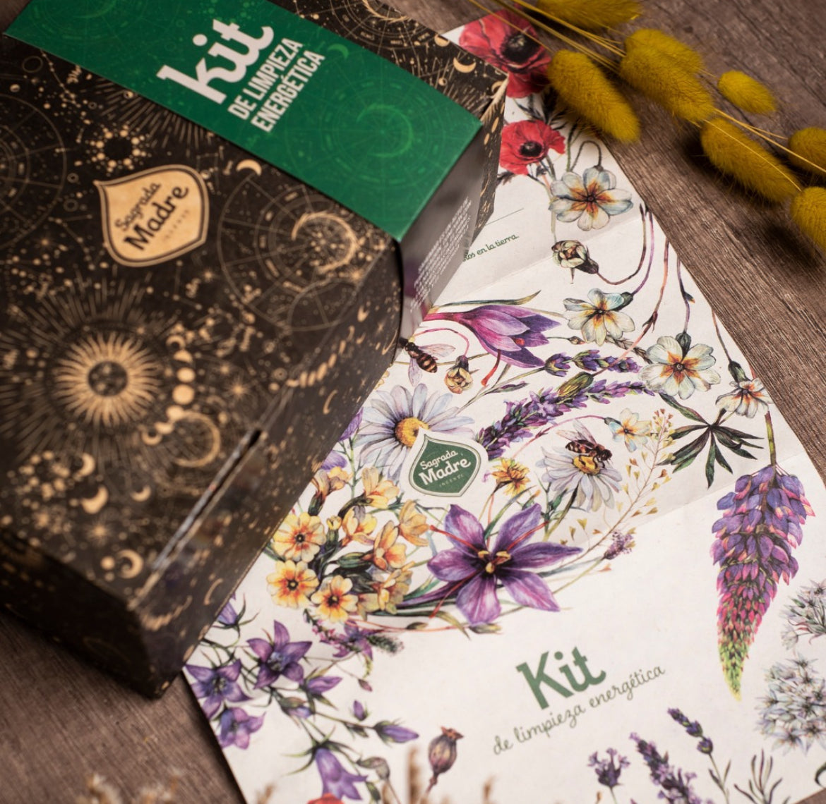 Energy Cleansing Gift Box with herbs, resins and cauldron — image 1 of 9