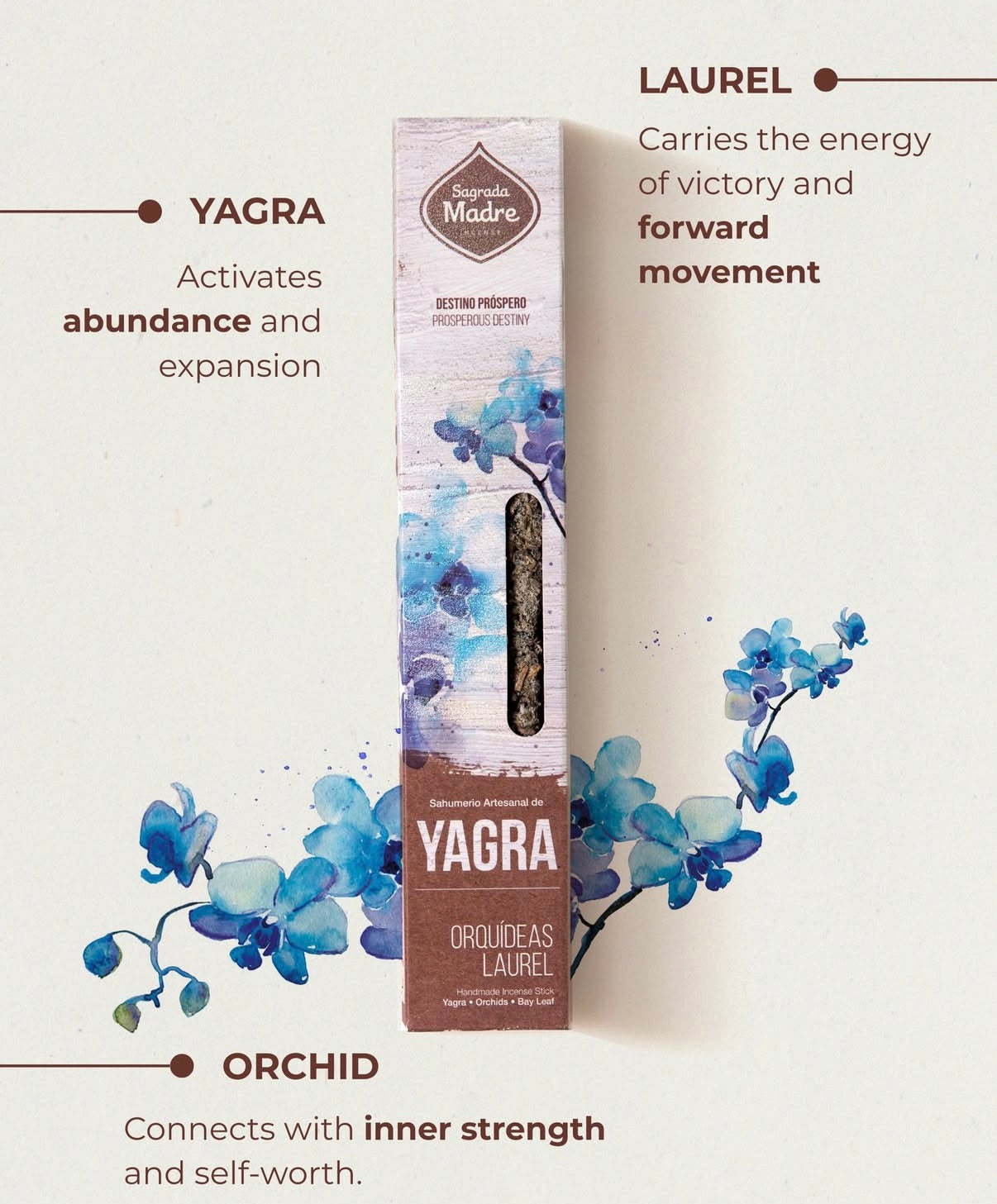 Flower Yagra incense sticks in four floral blends — image 2 of 13