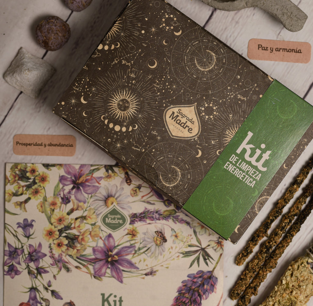 Energy Cleansing Gift Box with herbs, resins and cauldron — image 4 of 9