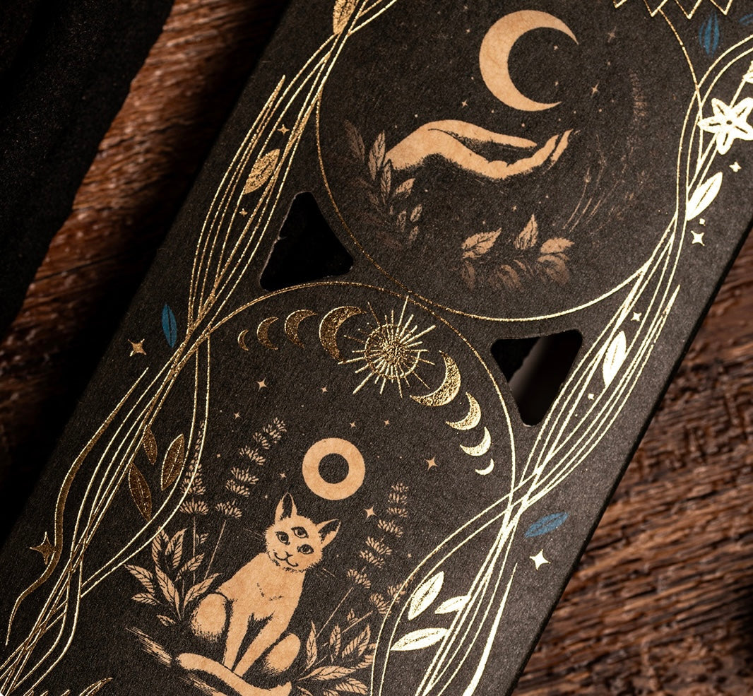 A box of Purification ritual incense sticks in the Mystical Gardens scent — additional product view 4.