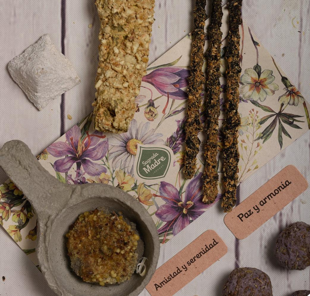Energy Cleansing Gift Box with herbs, resins and cauldron — image 3 of 9