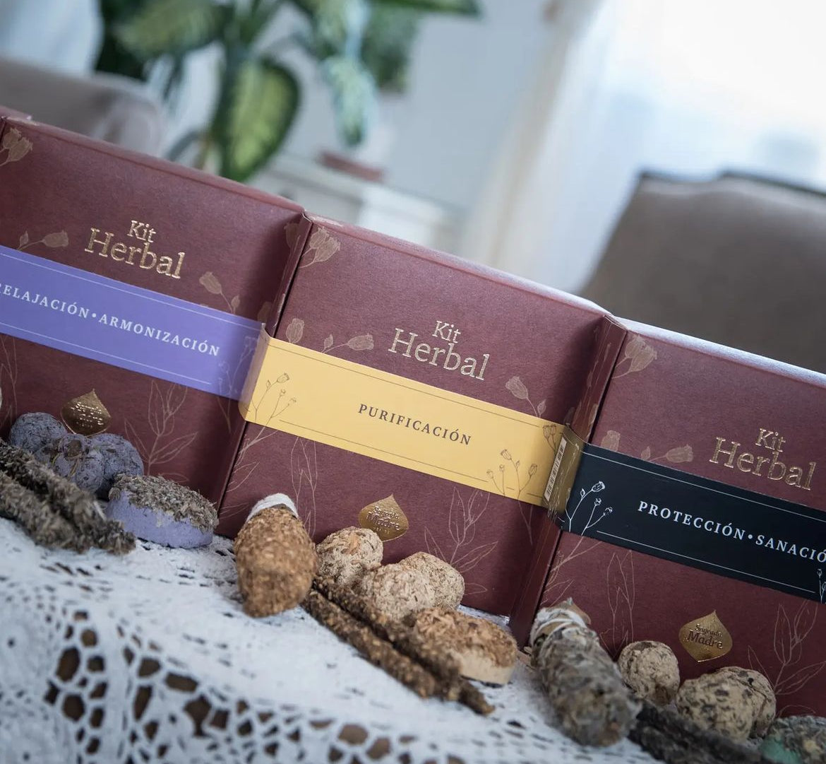 Herbal incense gift box with sticks, smudge bombs and smudge stick — image 8 of 8