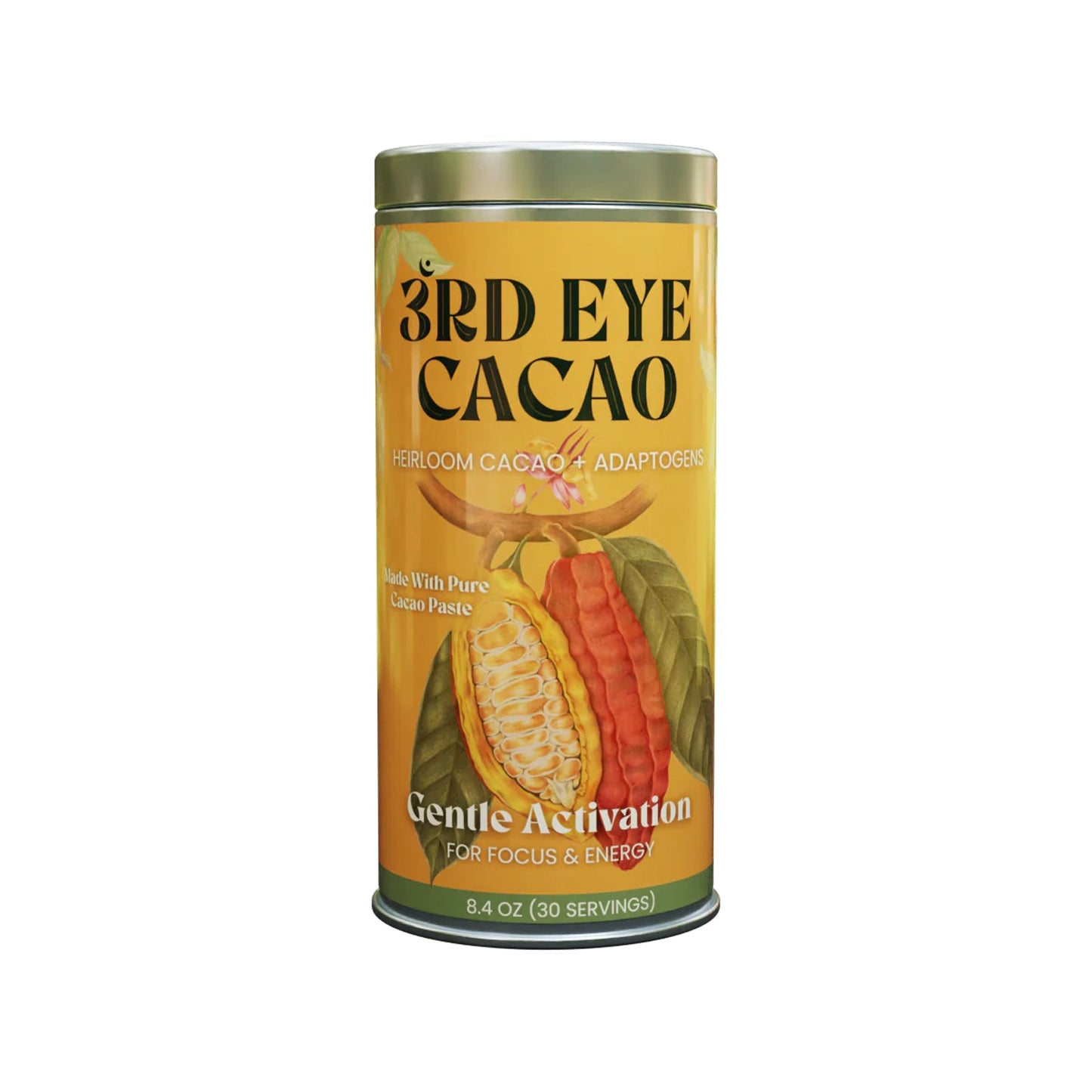 Gentle Activation cacao elixir powder with lion's mane, ashwagandha and maca by 3rd Eye Cacao (view 5)