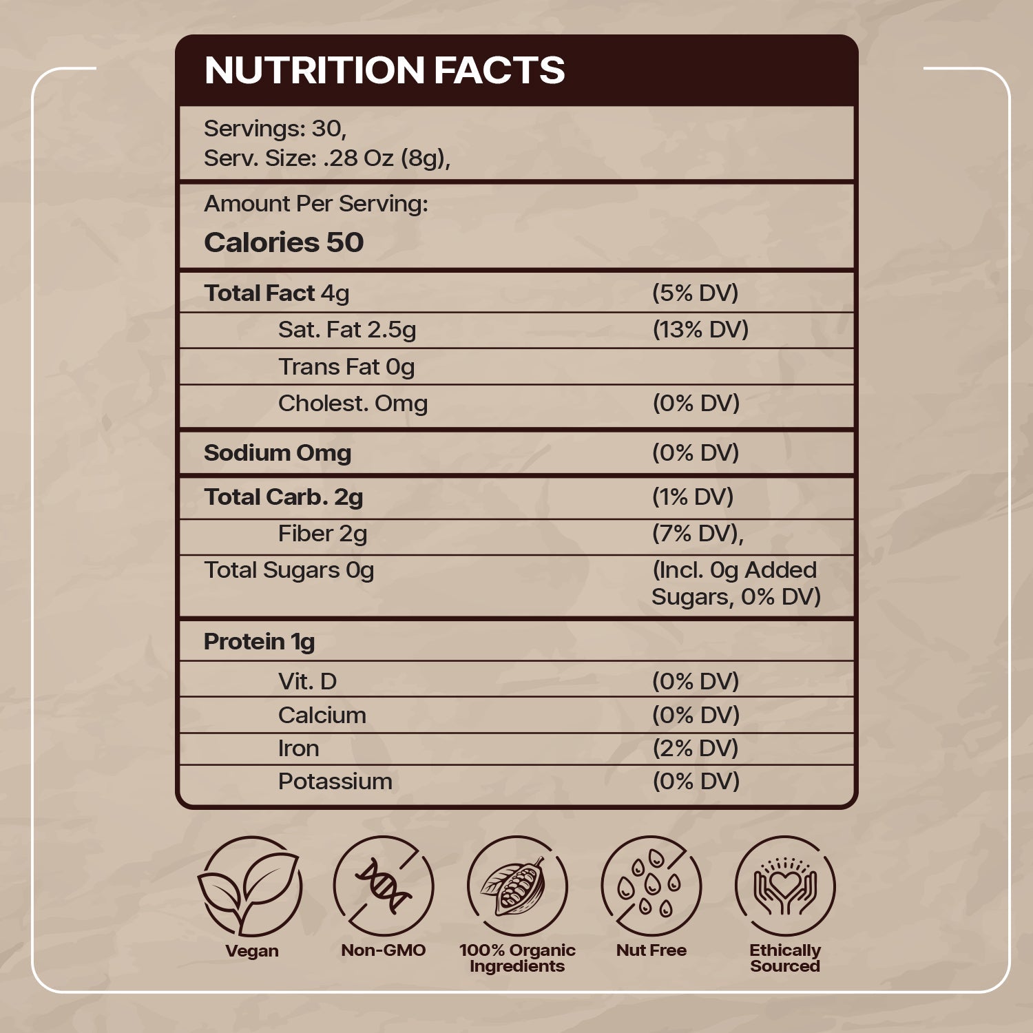 Goddess Feels cacao elixir powder with lion's mane, ashwagandha and maca by 3rd Eye Cacao (view 6)