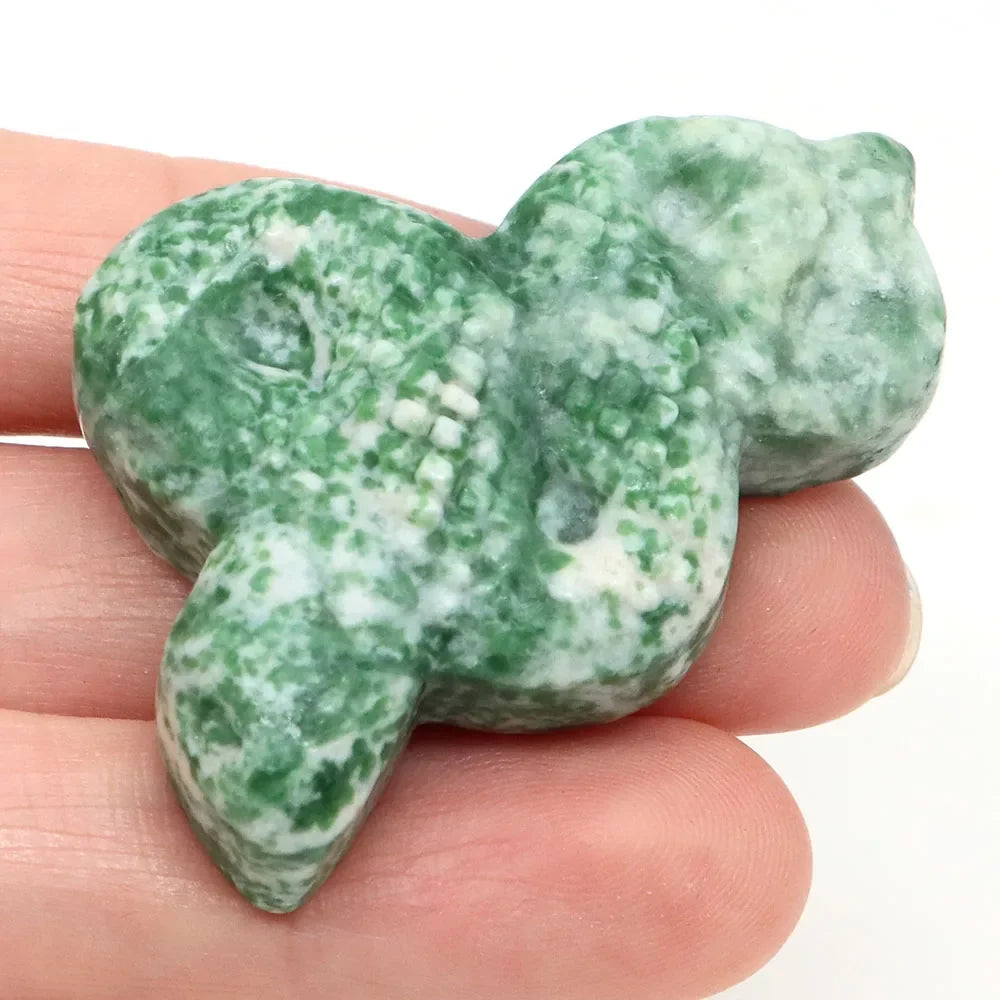 Crystal Snakes — Carved Gemstone Serpents for Transformation