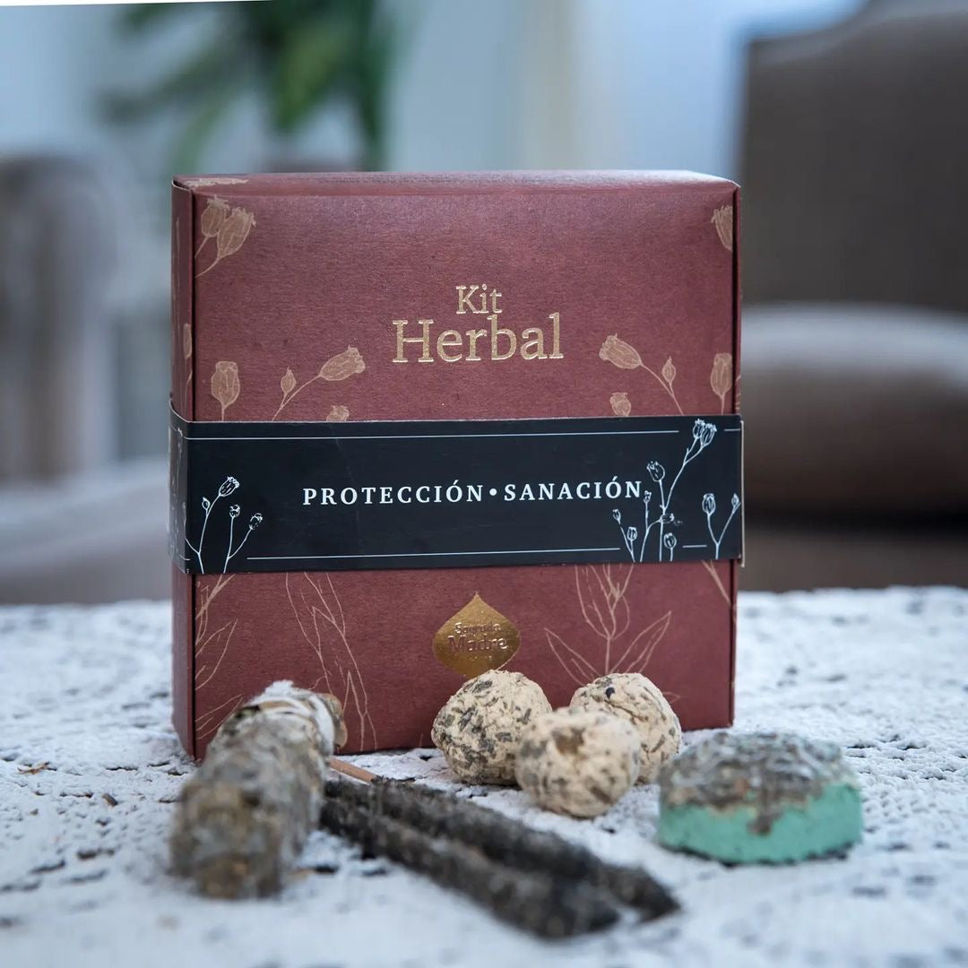 Herbal incense gift box with sticks, smudge bombs and smudge stick — image 2 of 8