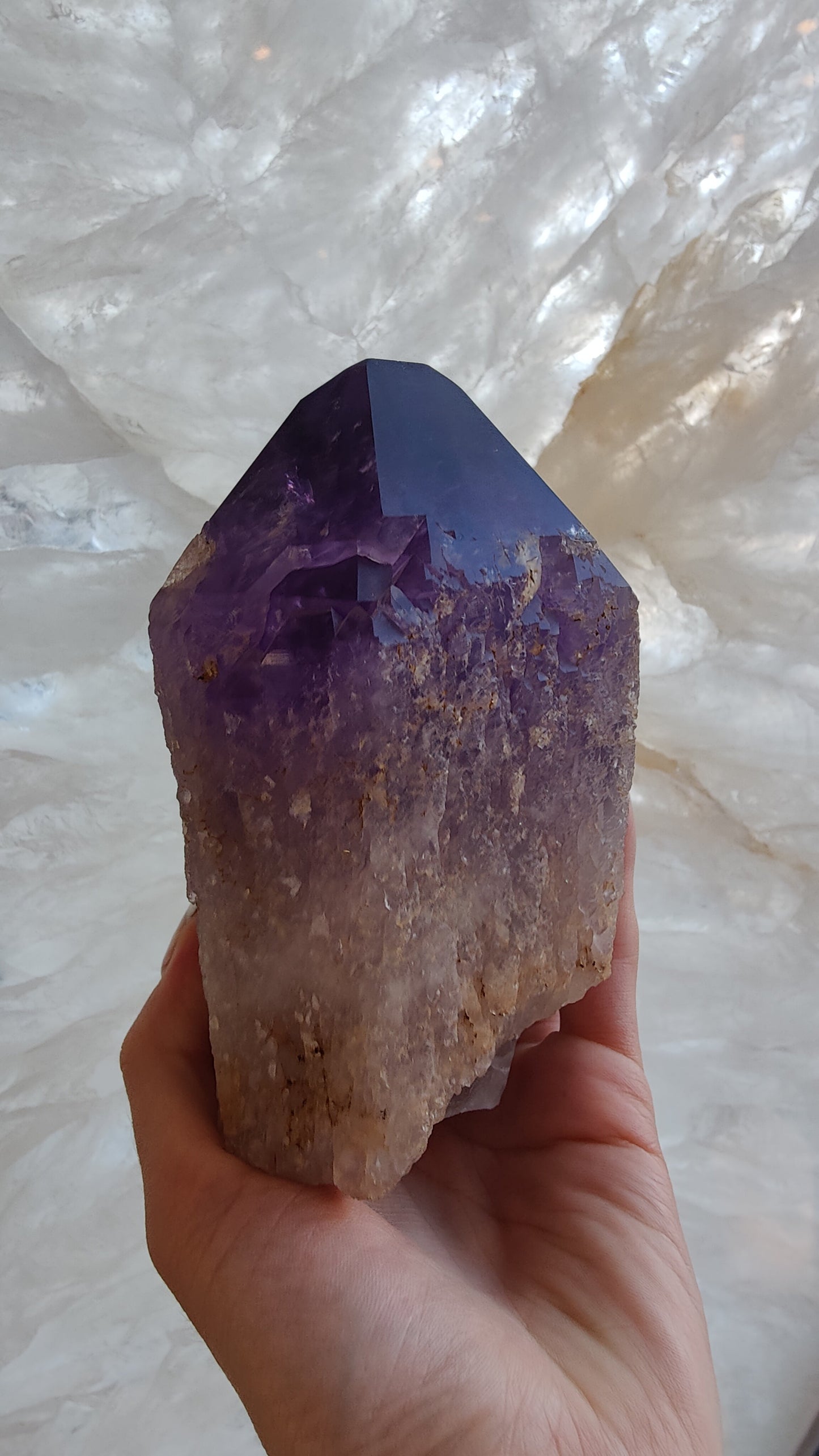 Second Bolivian amethyst point offered as a separate choice