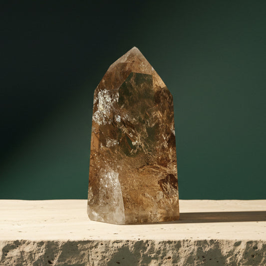 Detail of the polished surface of the Natural Citrine Polished Point 4.53 kg