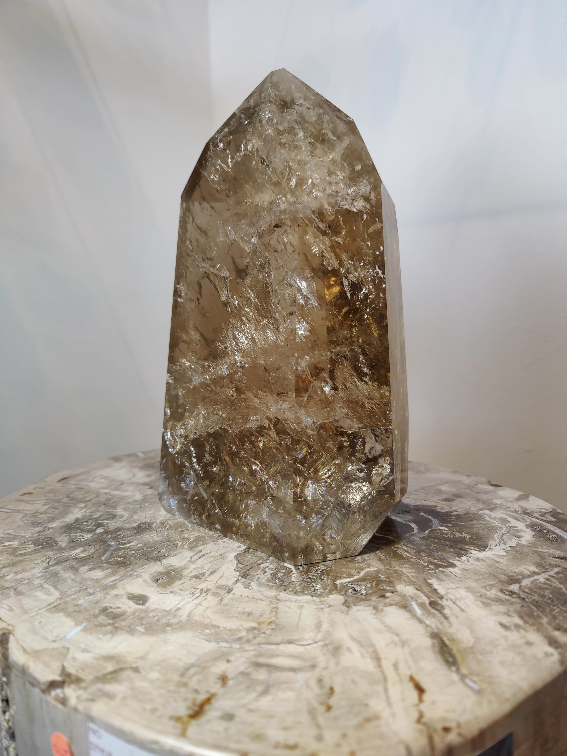 Alternative angle of the Natural Citrine Polished Point 4.53 kg