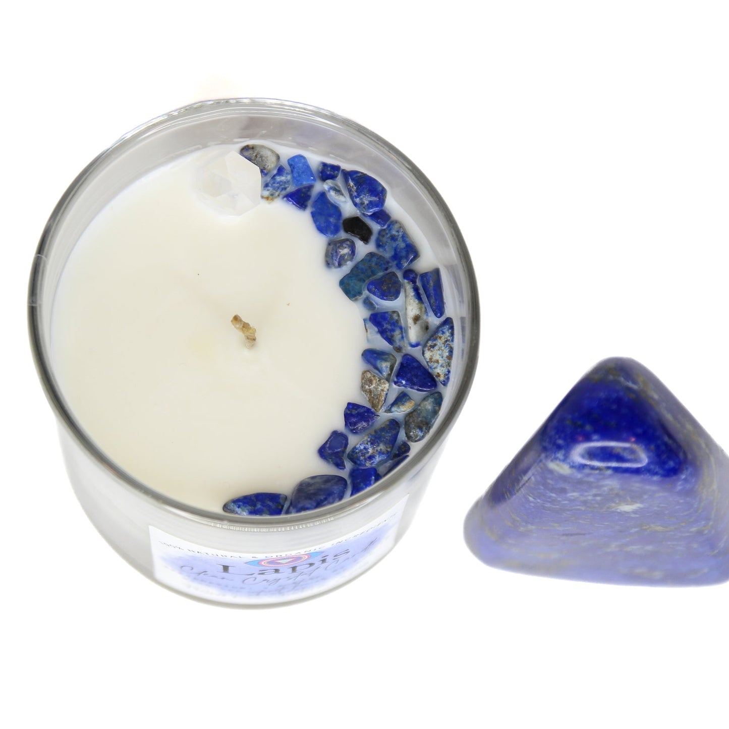 Lapis Lazuli Chakra Candle — Intuition & Truth, Third Eye Chakra