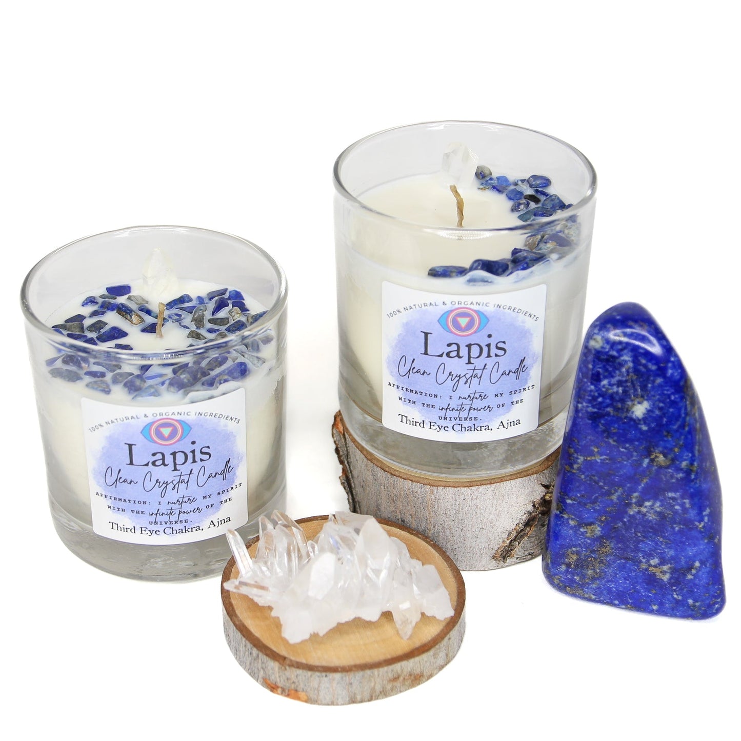 Lapis Lazuli Chakra Candle — Intuition & Truth, Third Eye Chakra