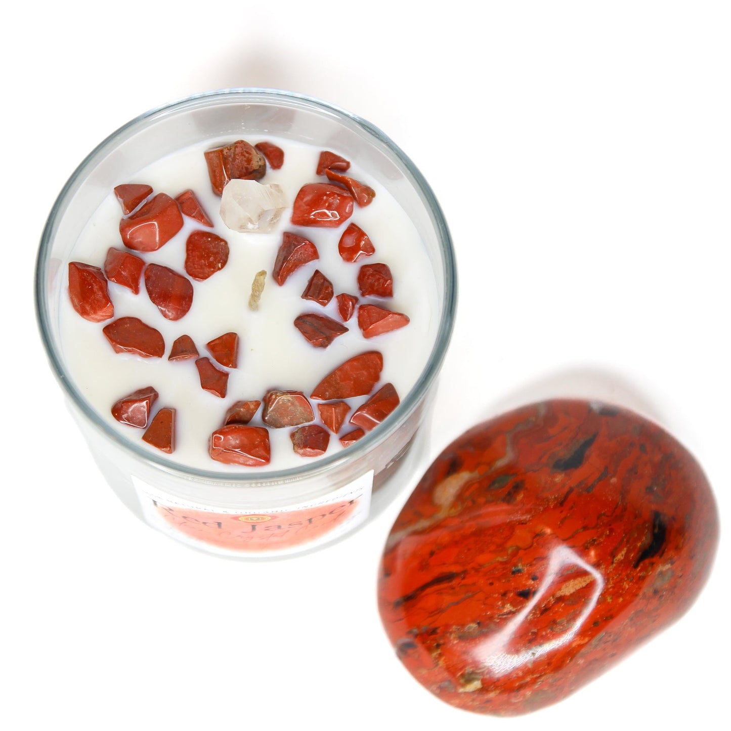 Red Jasper Chakra Candle — Grounding & Strength, Root Chakra