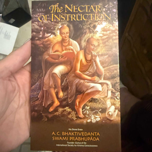Front cover of the book 'The Nectar of Instruction'.