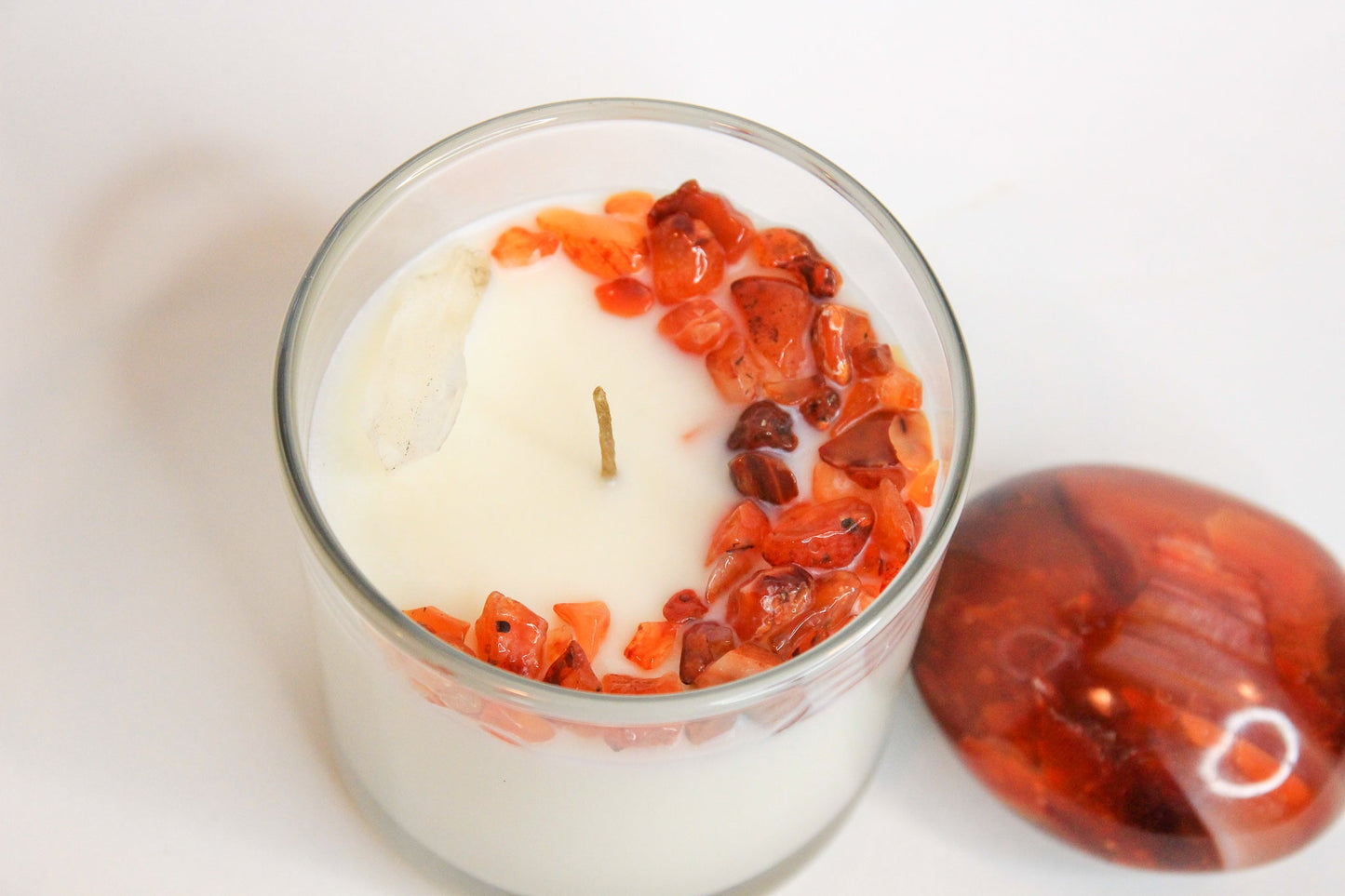 Carnelian Chakra Candle — Creativity & Confidence, Sacral Chakra
