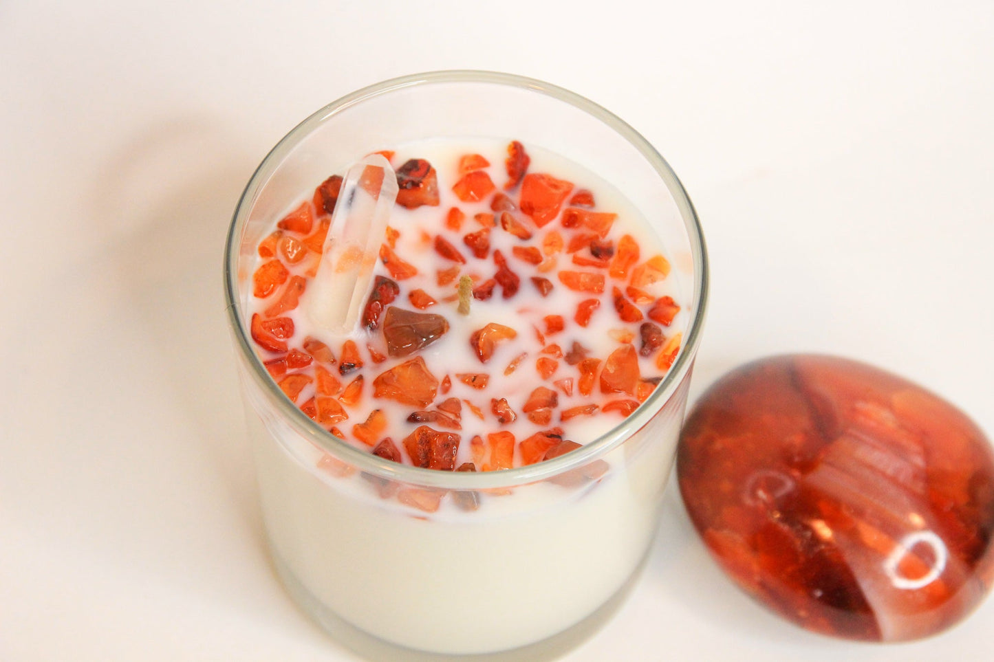 Carnelian Chakra Candle — Creativity & Confidence, Sacral Chakra