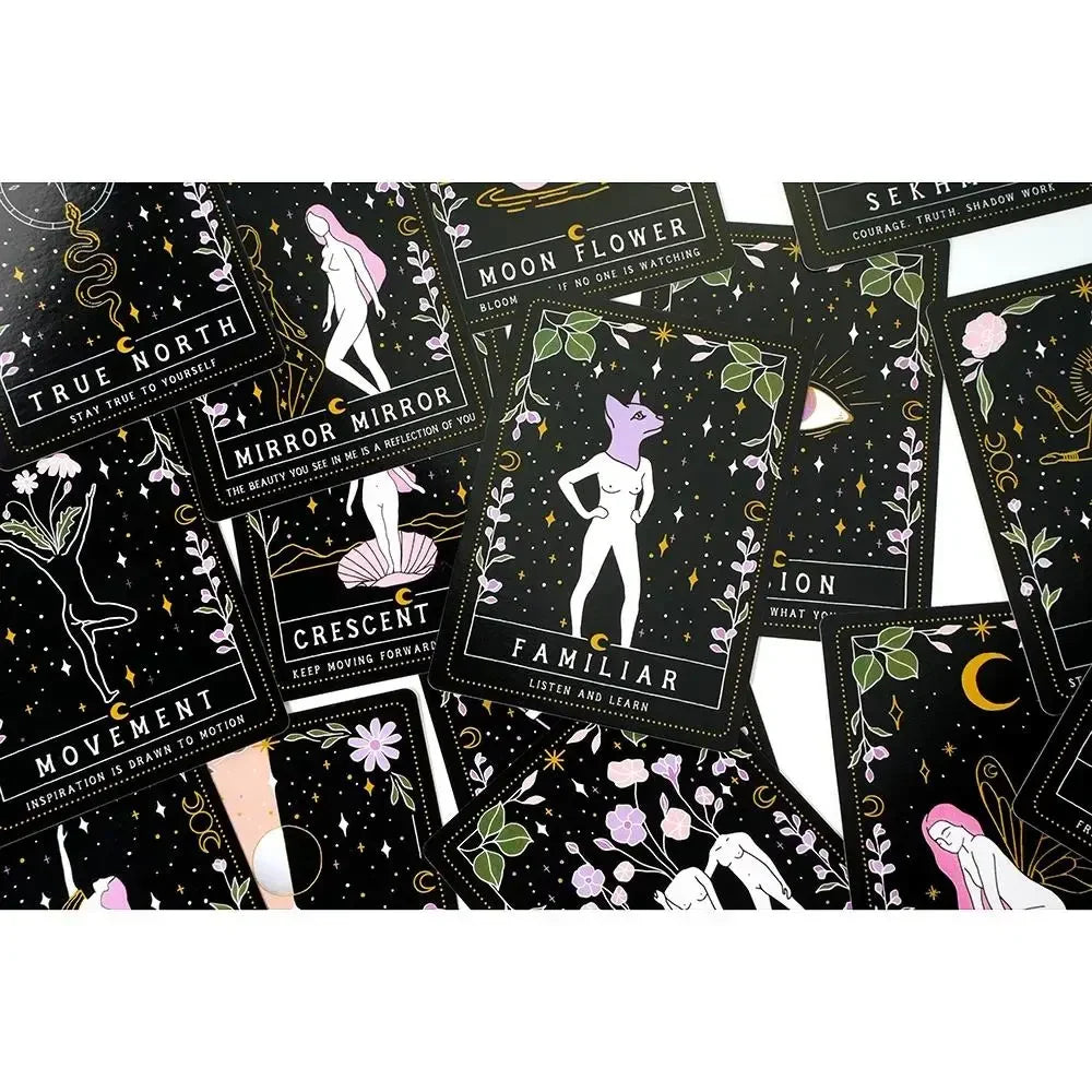 Moon Witch Oracle Deck, a 42-card oracle deck with lunar and divine feminine imagery — view 5 of 5
