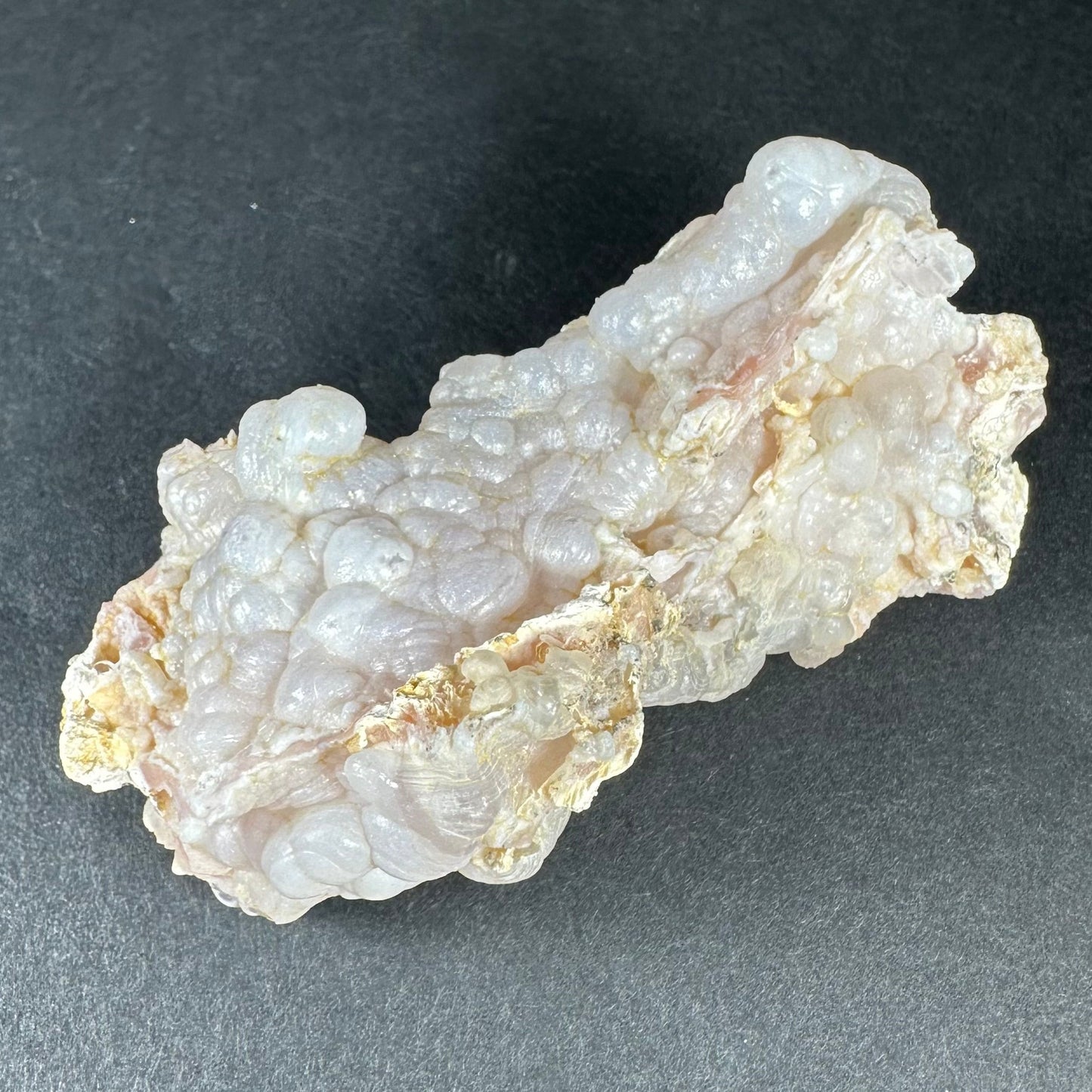 Botryoidal Pink Opal from Peru — Soft-Pink Collector Mineral Specimen