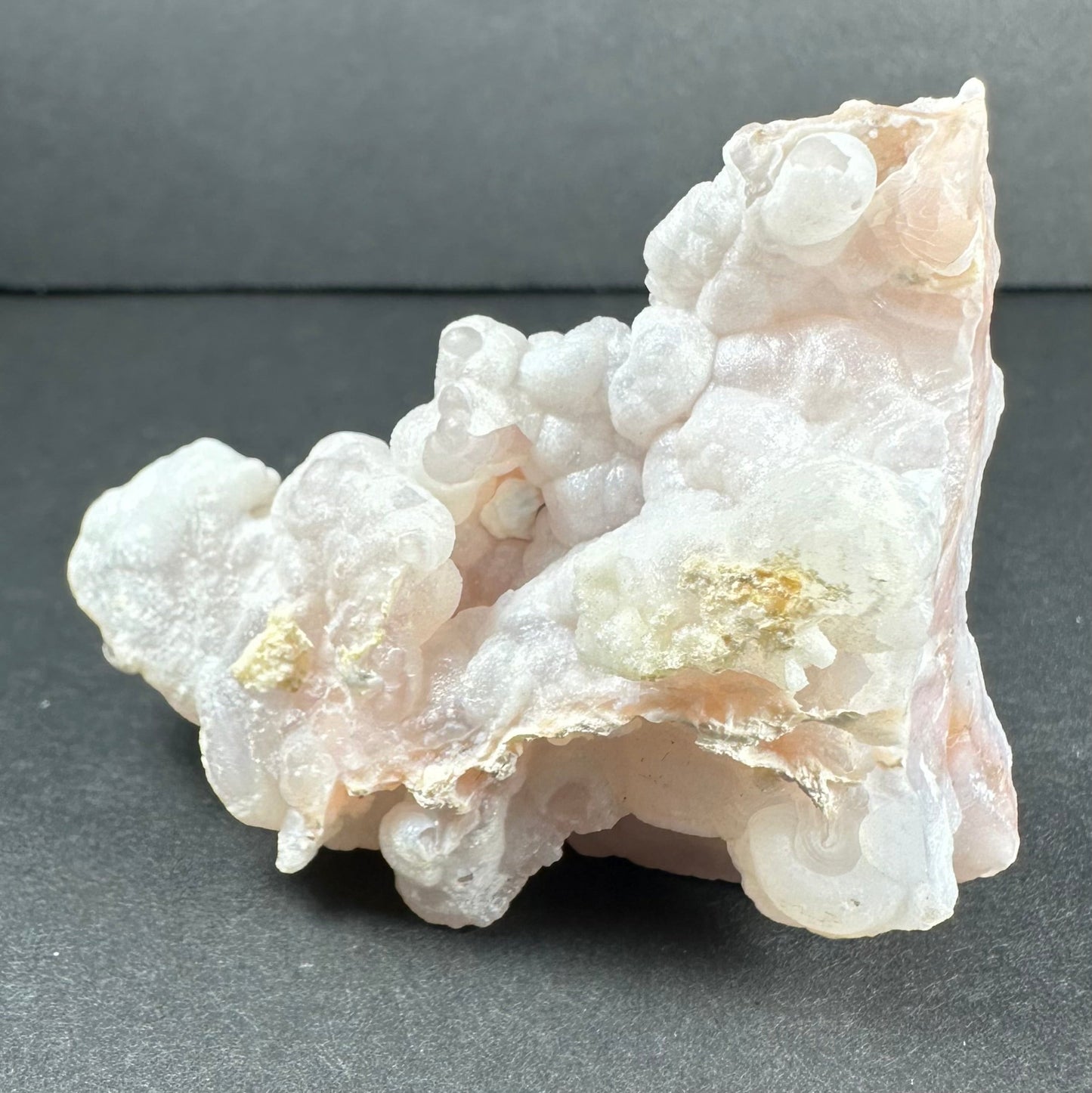 Botryoidal Pink Opal from Peru — Soft-Pink Collector Mineral Specimen
