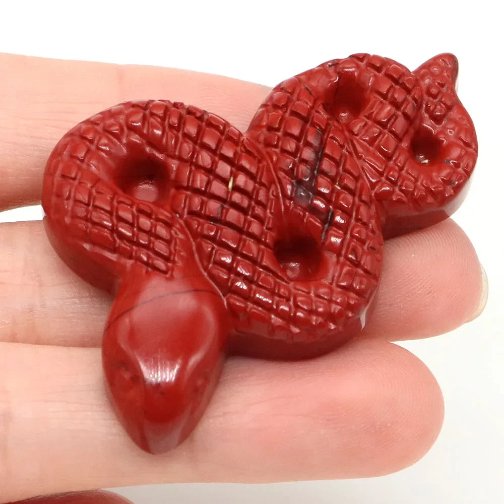 Crystal Snakes — Carved Gemstone Serpents for Transformation