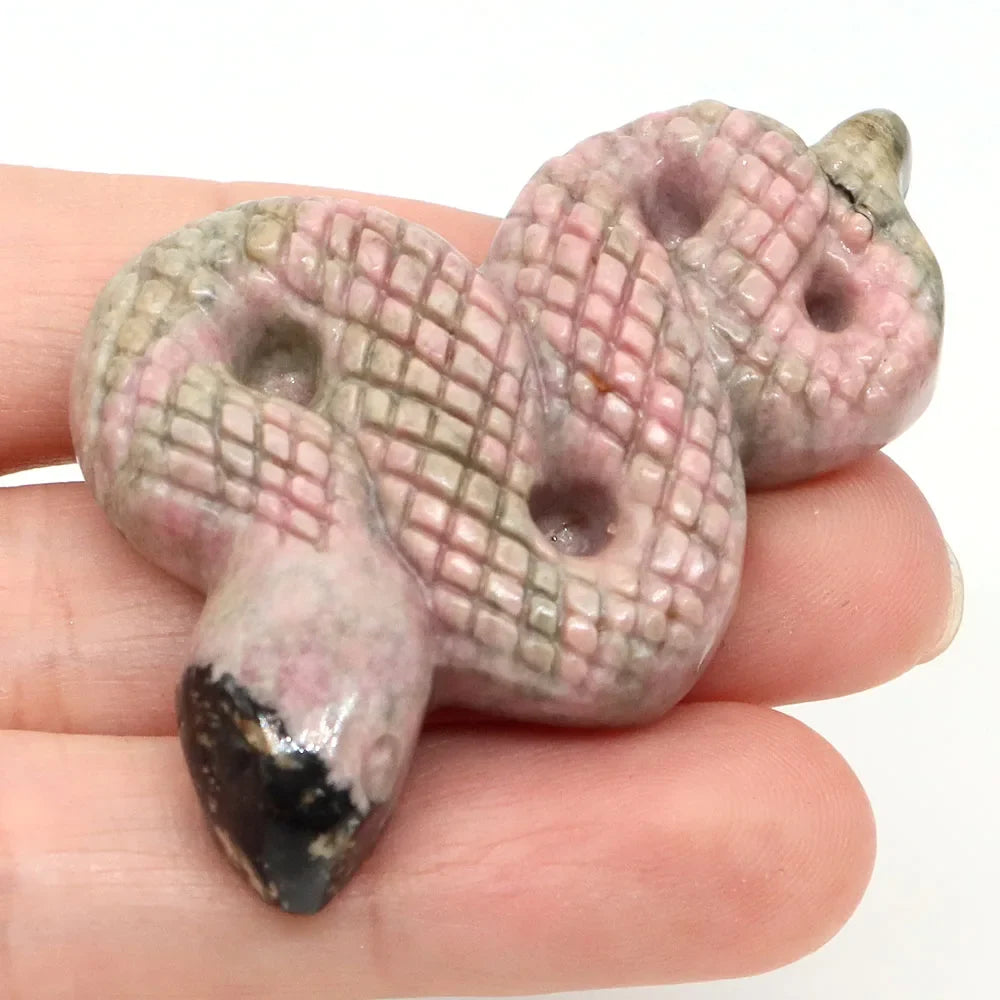 Crystal Snakes — Carved Gemstone Serpents for Transformation