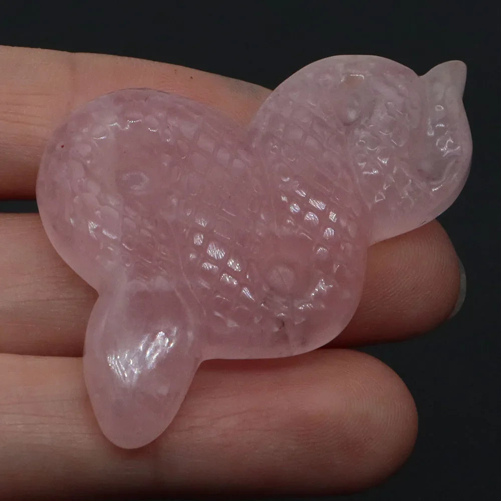 Crystal Snakes — Carved Gemstone Serpents for Transformation