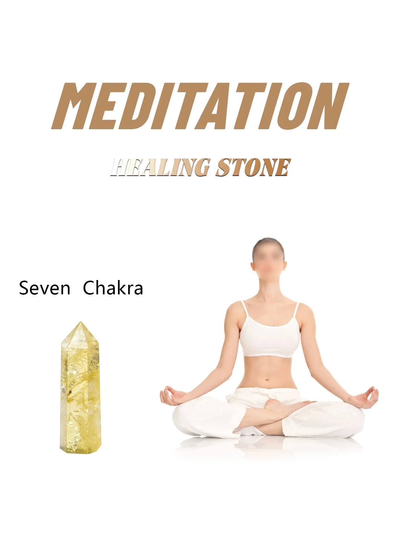 Polished natural citrine obelisk tower cut to a single crystal point — view 7 of 7