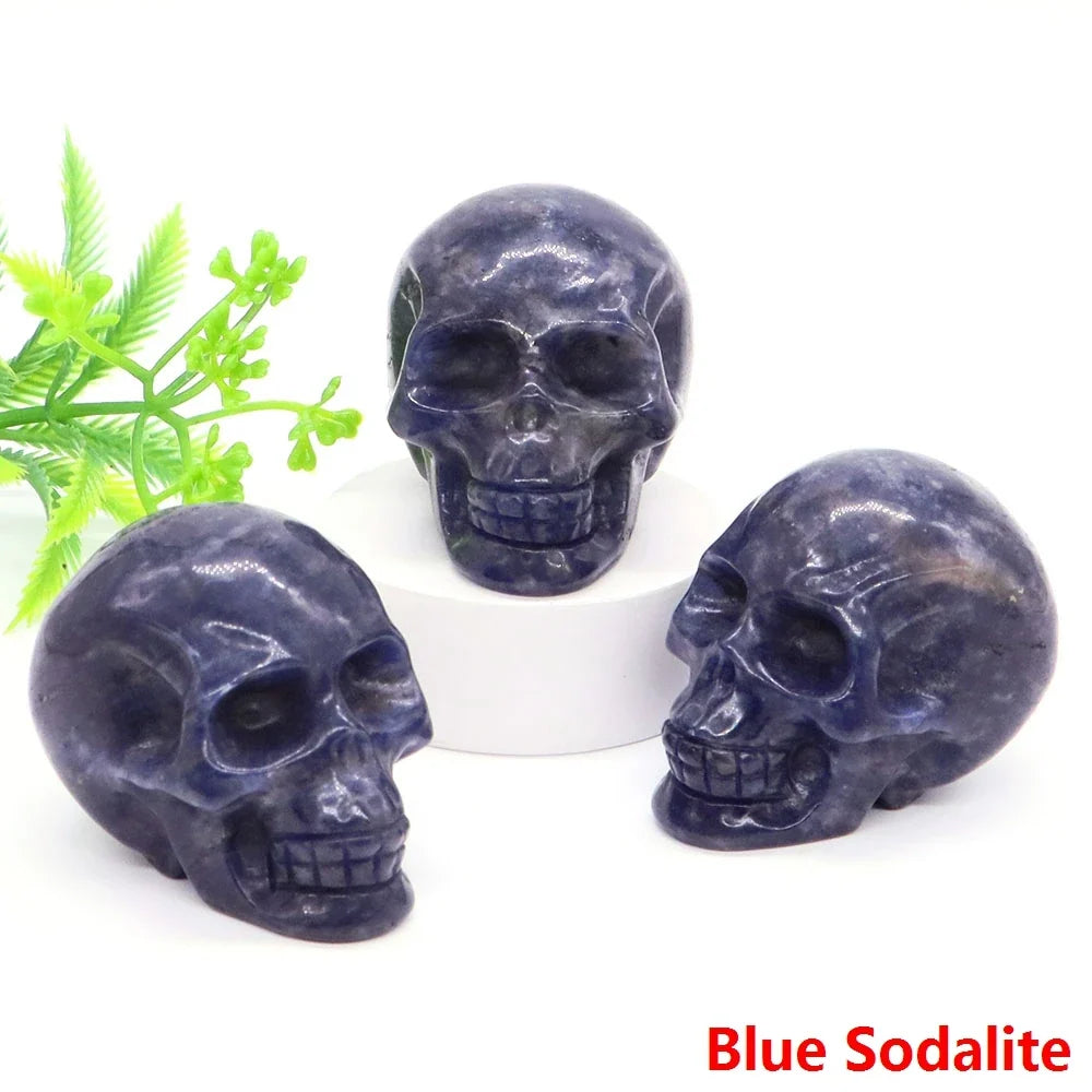 Crystal Skulls — Carved Gemstone Memento Mori for Your Altar