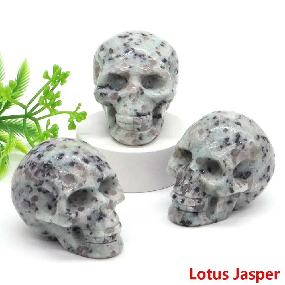 Crystal Skulls — Carved Gemstone Memento Mori for Your Altar