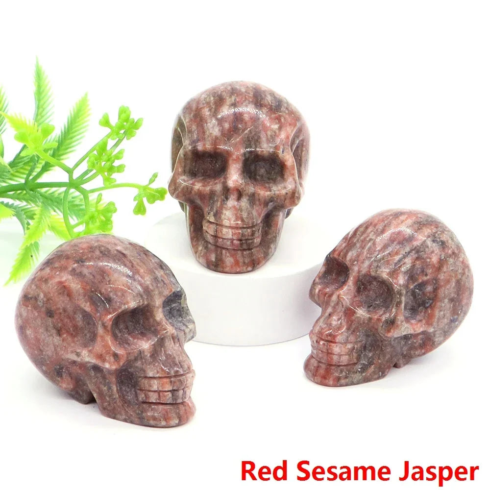 Crystal Skulls — Carved Gemstone Memento Mori for Your Altar