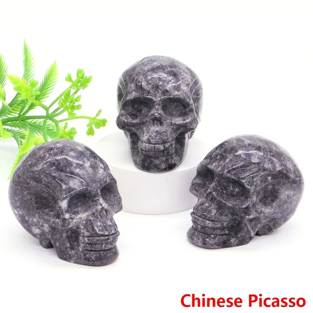 Crystal Skulls — Carved Gemstone Memento Mori for Your Altar