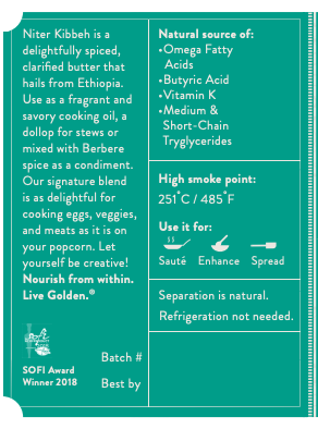 Fancy Niter Kibbeh spiced ghee jar — additional product view 7.
