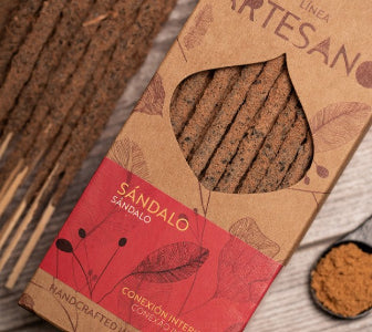 Sandalwood incense 30-pack sticks and box — image 1 of 5
