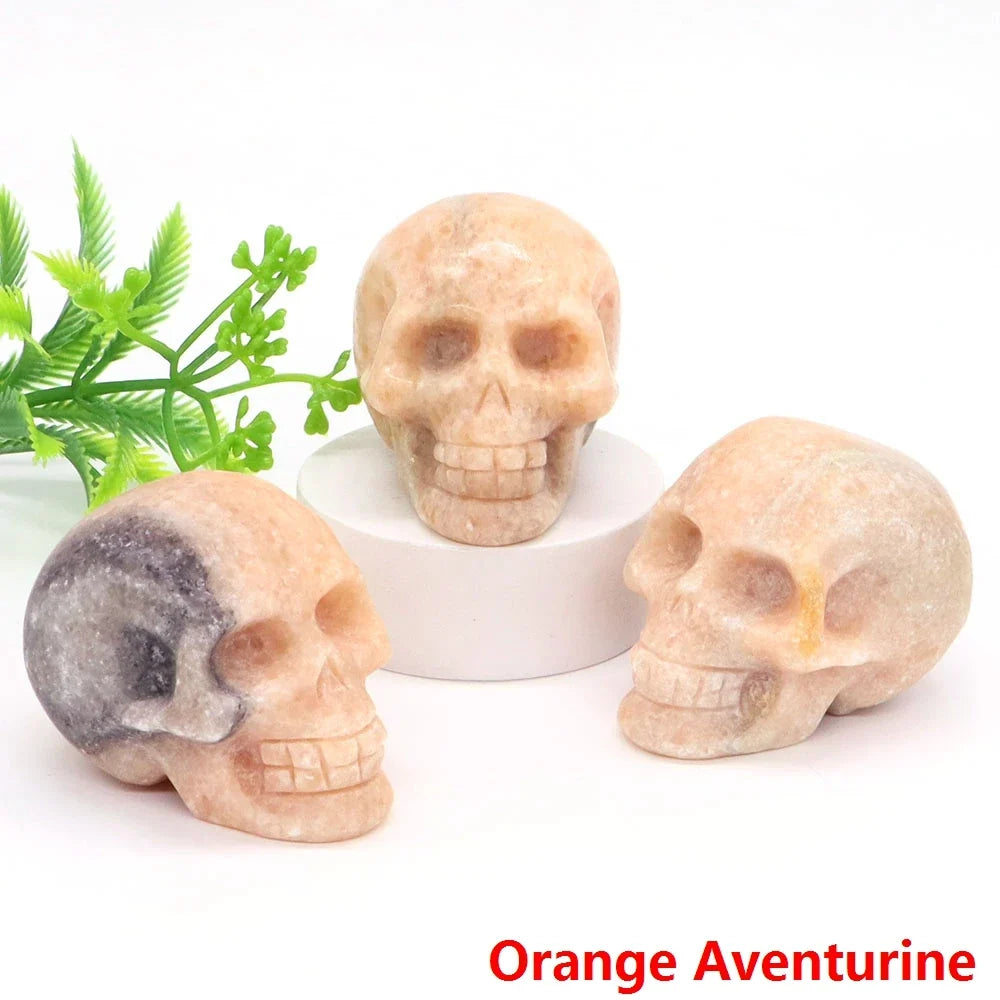 Crystal Skulls — Carved Gemstone Memento Mori for Your Altar