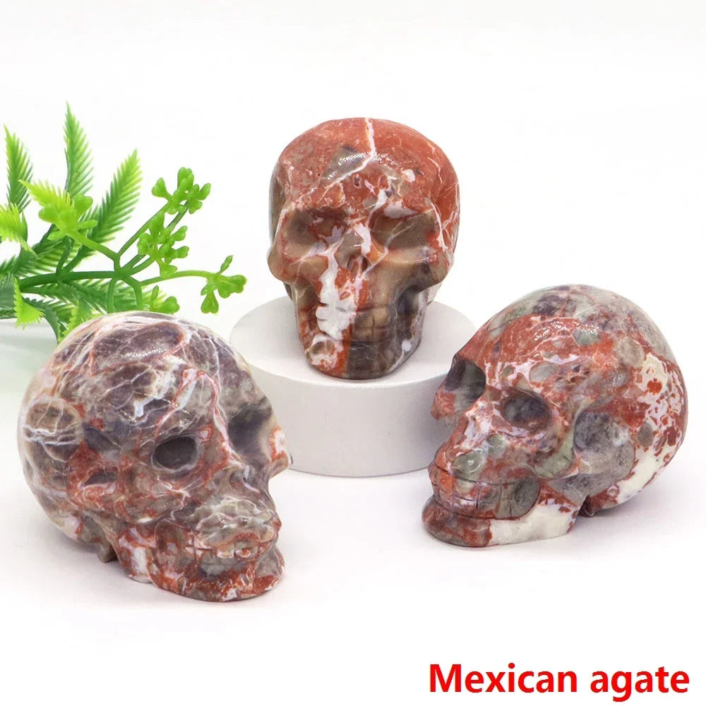 Crystal Skulls — Carved Gemstone Memento Mori for Your Altar