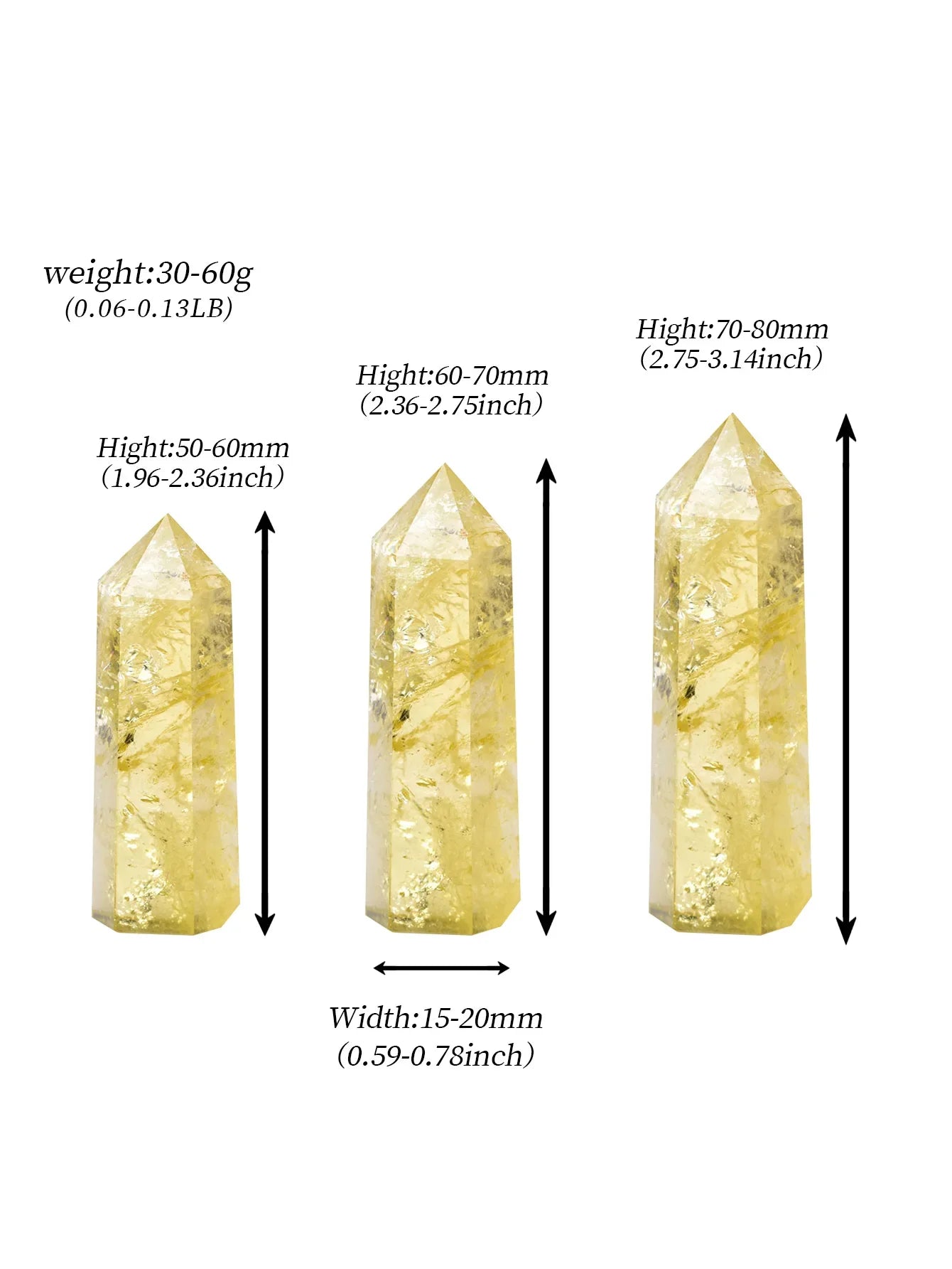 Polished natural citrine obelisk tower cut to a single crystal point — view 6 of 7