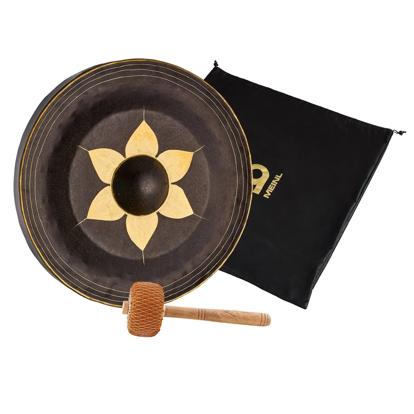 20-inch handcrafted Thai gong with beater — view 3 of 6